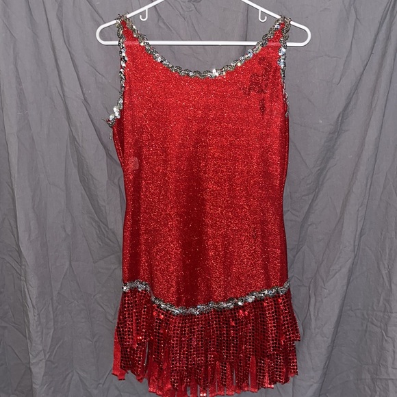 Flapper Dancing school Halloween Costume 3 pc with accessories - Picture 2 of 11